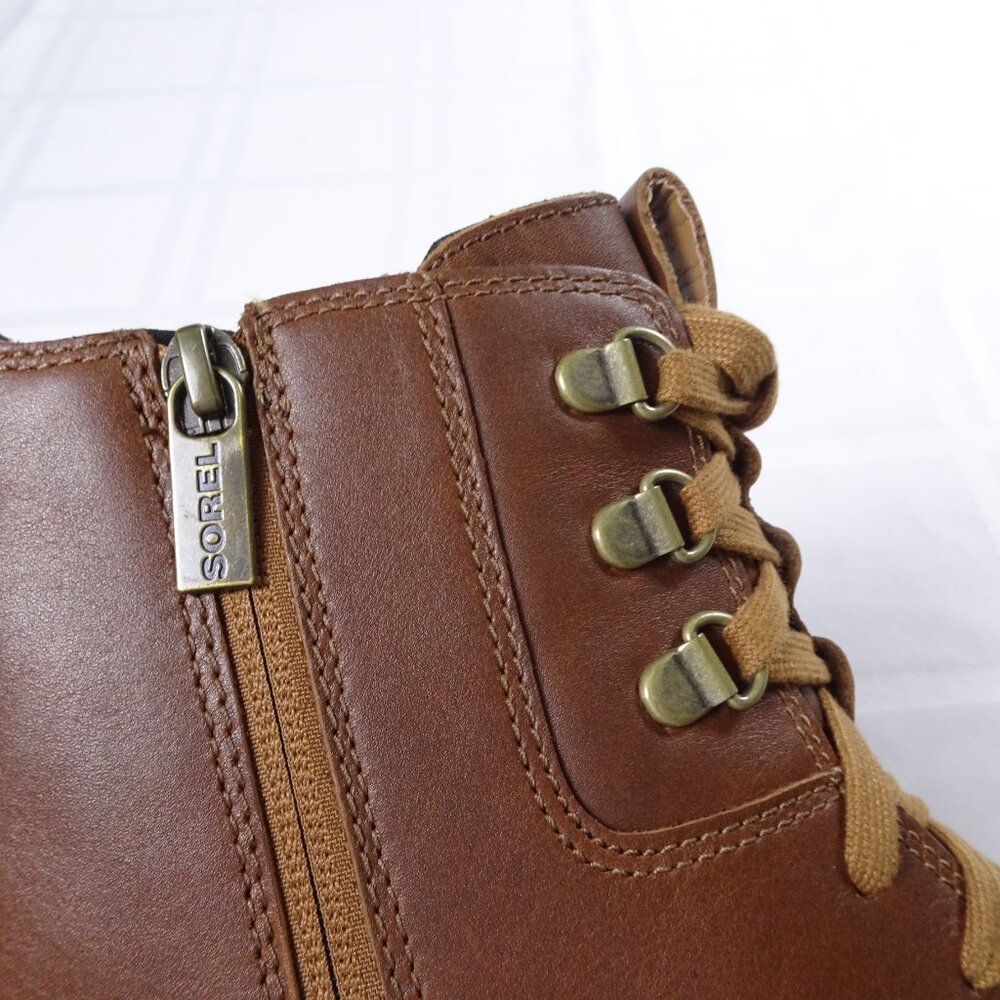 Sorel - ONA Ave Boot Lace, Brown, Waterproof Women's 8.5 - NEW - Picture 11 of 11